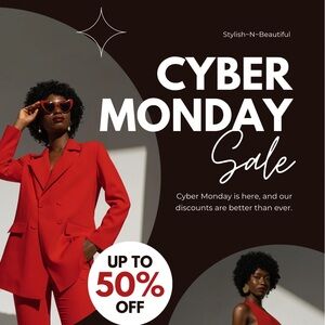 Cyber Monday is Here why not take advantage and buy something.